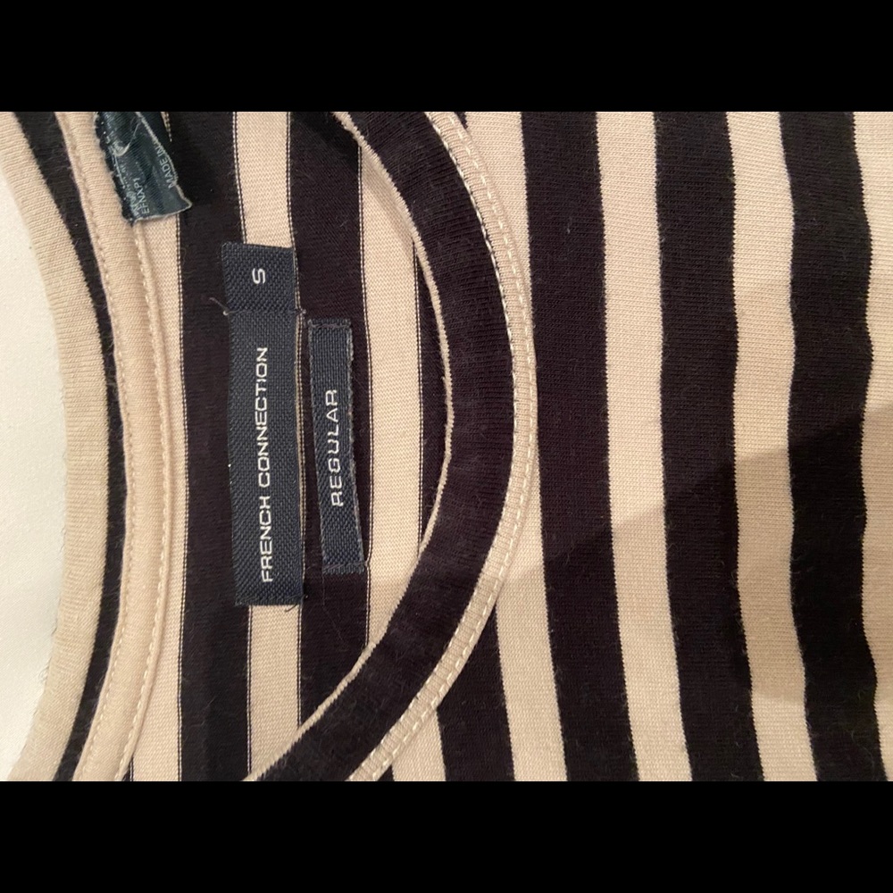 French Connection Striped Sweatshirt